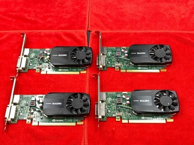 4 LOT PNY NVIDIA QUADRO K620 2GB DDR3 GRAPHIC CARD VCQK620-T DP/DVI