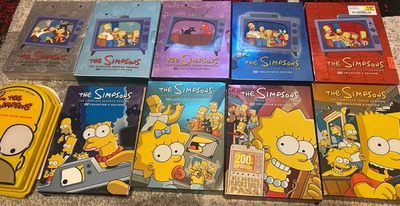 #ad The Simpsons DVD Collectors Seasons 1 10 {12345678910} Great $124.95