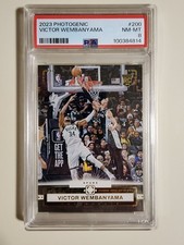 2023-24 Panini Photogenic Victor Wembanyama #200 Rookie RC PSA 8