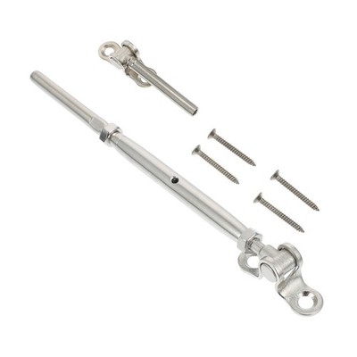 1 Set Kabelgeländer-Kit, Spannschloss-Schrauben-Hardware-Zubehör