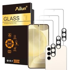 For Galaxy S24, 3 3 Pack Screen Protector  Camera Lens Protector Anti-Scratch