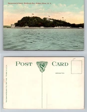 Newburgh Bay, NY-New York, Bannerman’s Island Hudson River Vintage Postcard