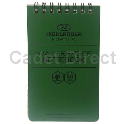 Highlander Notizbuch 13 cm x 8 cm wasserdicht