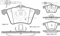 Bremsbelagsatz Scheibenbremse Triscan 8110 29026 FüR VW California T4 Camper 7DJ