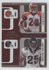 2007 Playoff Contenders Round Numbers /1000 Leon Hall Reggie Nelson #RN-12 1m8