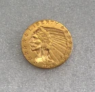 1916-S USA  $5 Gold Dollars Indian Head  1/2 Eagle XF