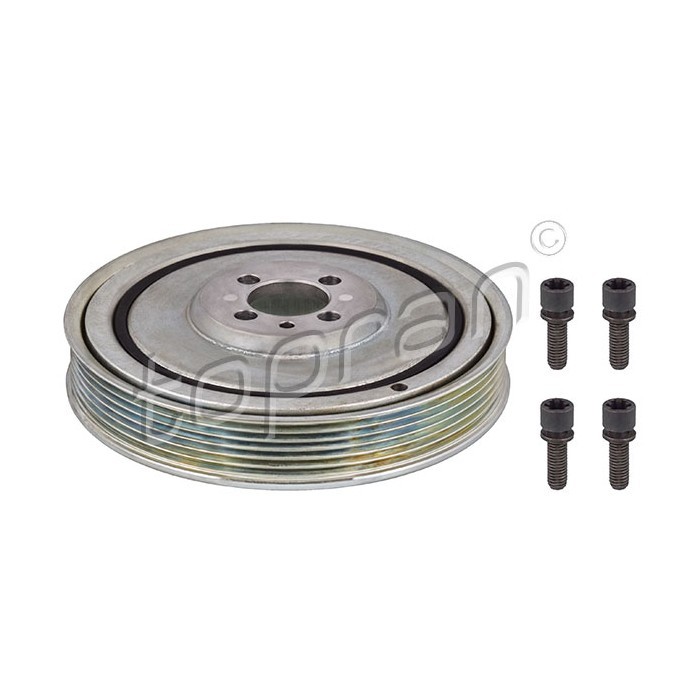 Poulie damper pour Opel et Fiat 500 pièce de rechange moteur thermique en acier