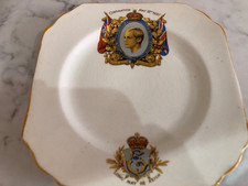 King Edward Commerative Coronation plate made by British Anchor potteries