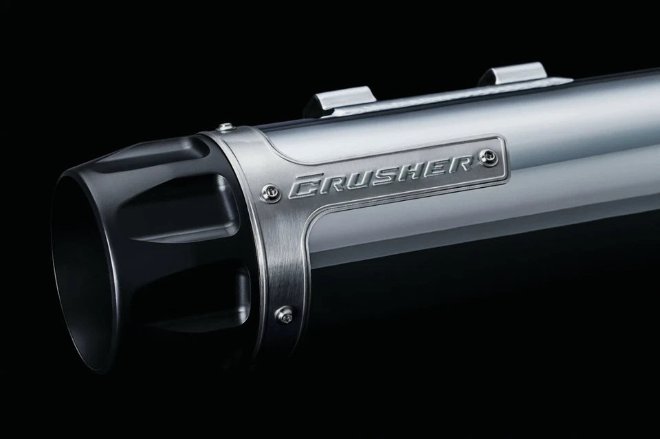 Silenciador Kuryakyn Crusher Maverick 4" cromo deslizable para Harley Touring/Trike 563 Foto 2 de 3