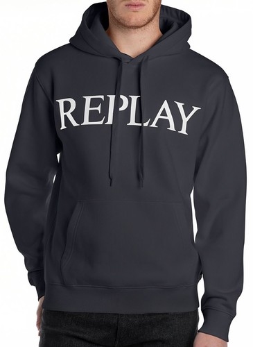 REPLAY Sweatshirt Hoodie dunkelblau - Bild 1 von 2