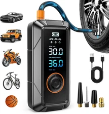 Tire Inflator Portable Air Compressor 160PSI 5X Faster Portable Cordless