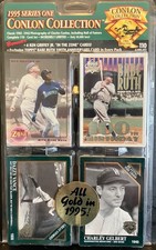 1995 Conlon Collection Baseball Gold Series One Complete Set Sealed Griffey Ruth