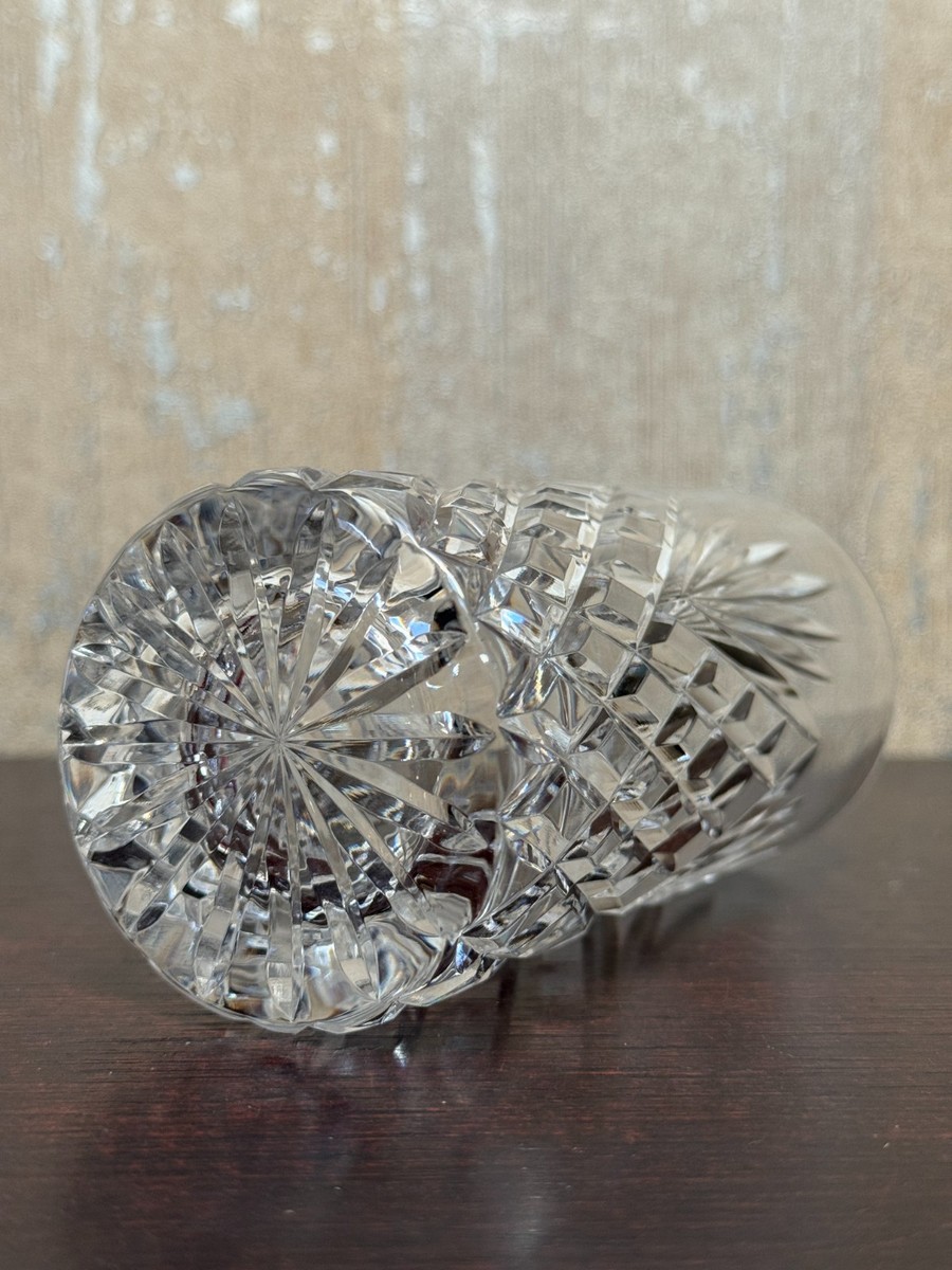Tyrone Crystal Highball Glasses Set of 3 Cut Crystal Starburst