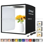 16" LED Photo Studio Light Box Folding Photography Shooting Tent Background Kit