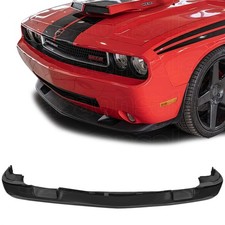 Fits 08-10 Dodge Challenger Rt Sxt Front Bumper Lip Spoiler Srt Style Pu Black Fits 08-10 Dodge Challenger Rt Sxt Front Bumper Lip Spoiler Srt Style Pu Black