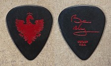 Queen Brian May Signature Black/Red Foil Falcon Guitar Pick - 2005 Tour
