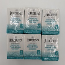 Jergens Mild Soap, Refreshing Fresh Crisp, 6x 2pks 12 bars total 3 Oz