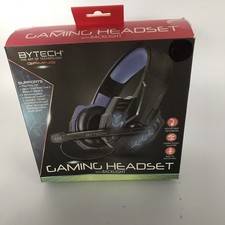 Bytech Gaming Headset Black Blue Backlight Ad...