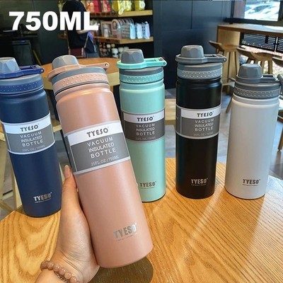 750ML Tyeso Thermos Bottle Stainless Steel Vacuum Flask Insulated Water Bottle T