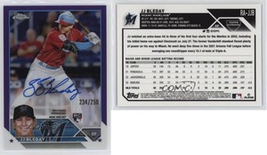 2023 Topps Chrome Rookie Auto Purple Refractor /250 JJ Bleday #RA-JJB Auto RC
