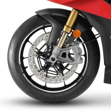 Strisce adesive 17" Licenza Ufficiale Honda Adesivi cerchi ruote moto - Bianco