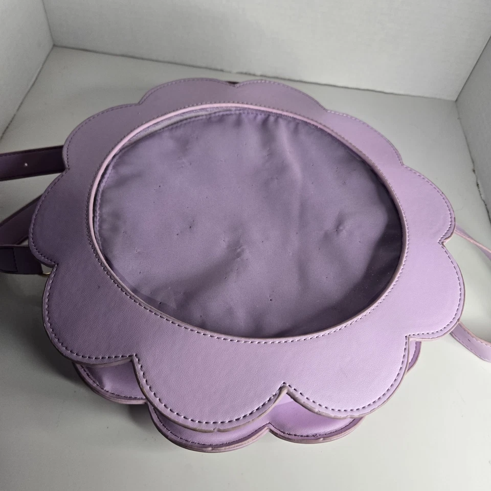 Bolso Bandolera Bolso Ita con Forma de Flor Púrpura Zorro Celestial Frontal Transparente Foto 2 de 4