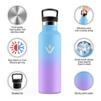 Trinkflasche 500Ml Auslaufsicher Bpa-Frei Mit Strohhalm FüR Schule Reisen