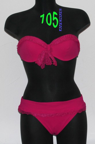 Bikini 2 Pièces Neuf Avec étiquettes Pain De Sucre - Bandeau + Slip, Taille 3, Couleur Rose