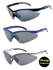 1 or 3 Pair X-Loop Semi Rimless Sport Cycling Fishing Running Sunglasses UV400