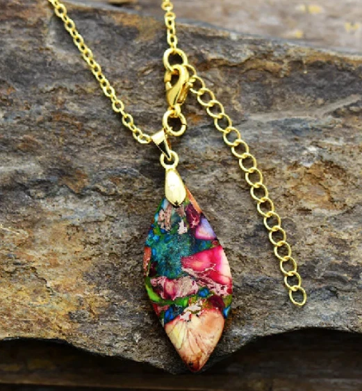 Jasper 2024 stone pendant