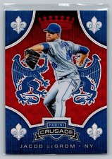 2019 Panini Chronicles #13 Jacob deGrom Crusade Ruby Wave #/199