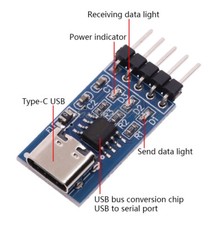 20PCS USB to TTL Serial Port CH340N 5V to 3.3V Converter Adapter Board Module L