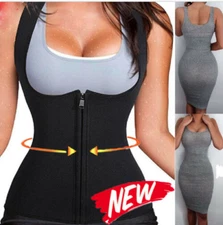 Women Waist Trainer Corset Sauna Sweat Weight Loss Body Shaper Yoga Slimmer Belt