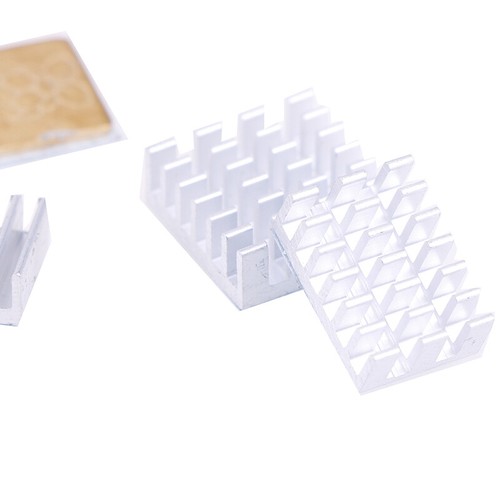 5Pcs For Raspberry Pi 2/3/4 3B+ 4B Aluminum Heatsink Radiator Cooler Kit JCA-qe - Afbeelding 3 van 16