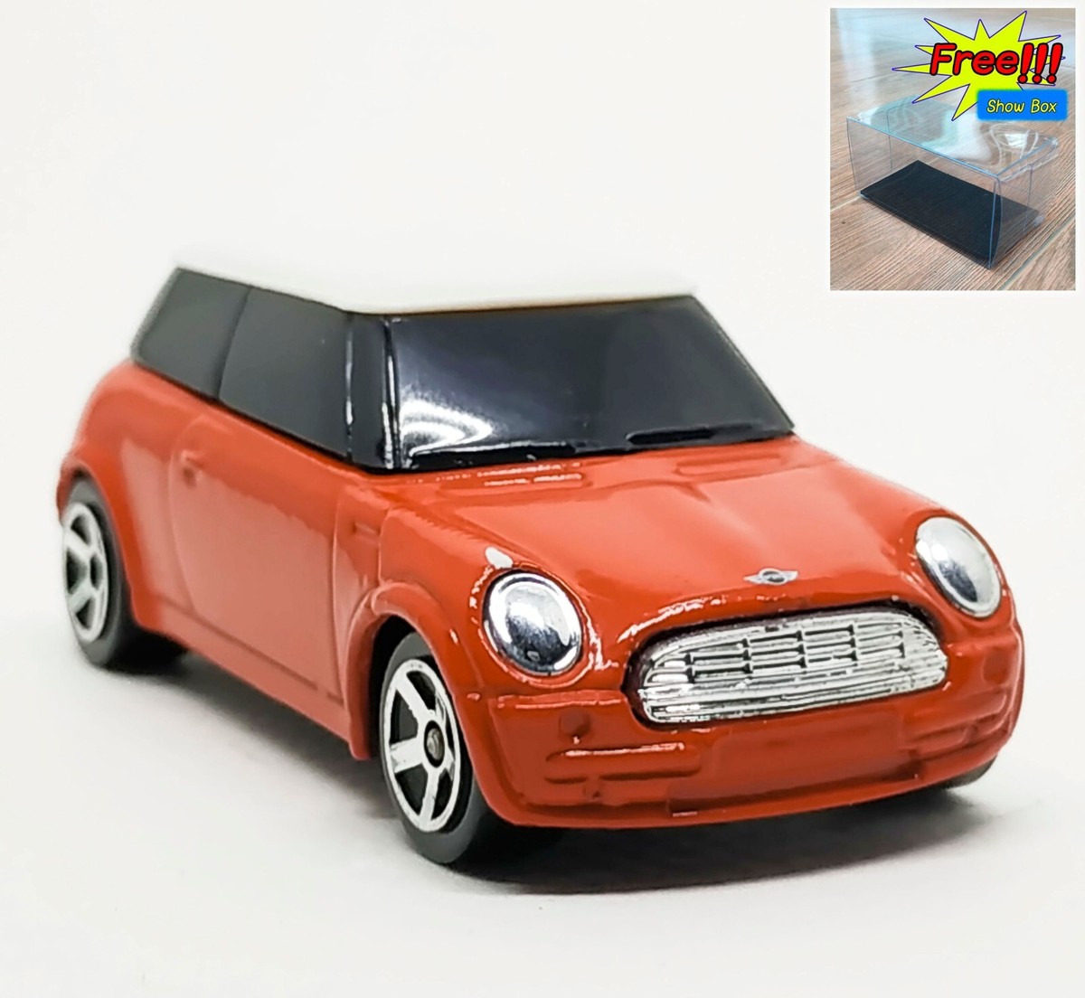 Majorette Mini Cooper Red / White Roof - Wheels 5CS 1:63 (3