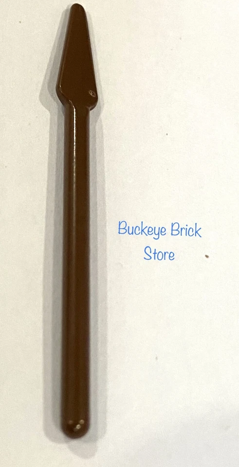 NUEVO Lego Clásico LANZA MARRÓN / LUCIO Minifigura Arma - Caballeros Castillo - RARO Foto 3 de 3