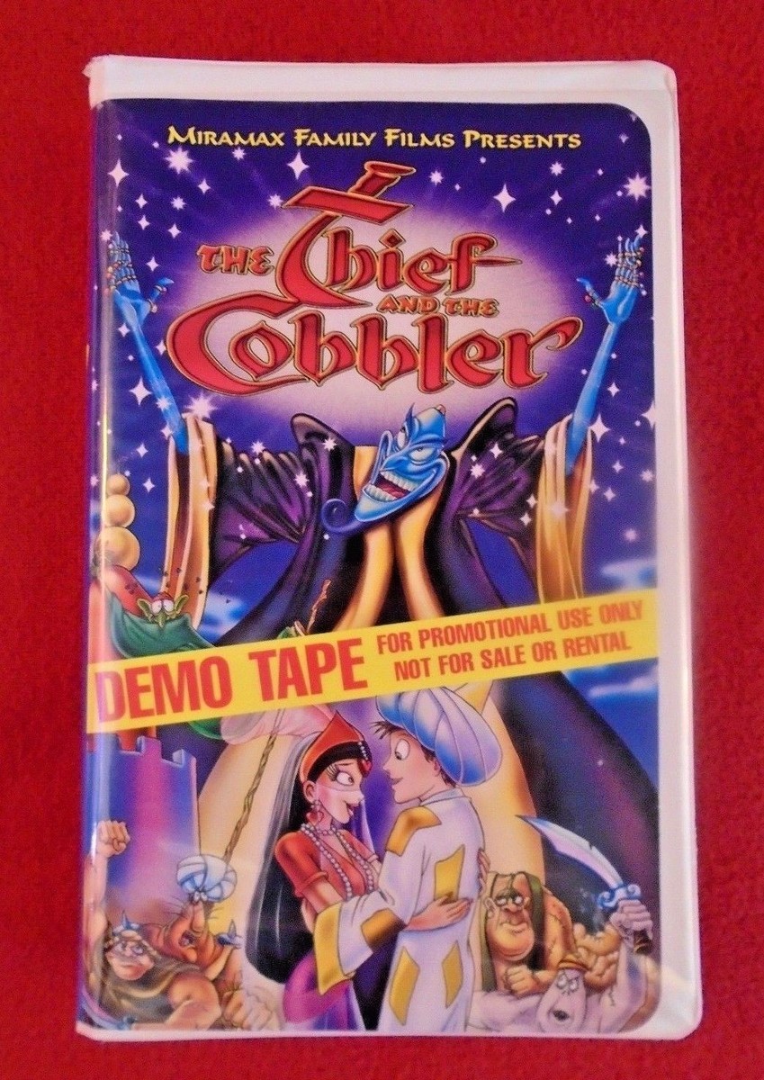 The Thief And The Cobbler (VHS, 1997) DEMO TAPE Vincent Price