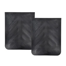 1 Pair 24" x 30" Heavy Duty Mud Flaps Rubber Black For Semi Truck Trailer