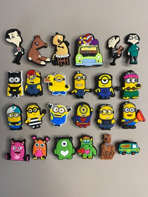 Krokusschuh Charms Jibbitz Old School Mr. Bean Minions Monster Stich