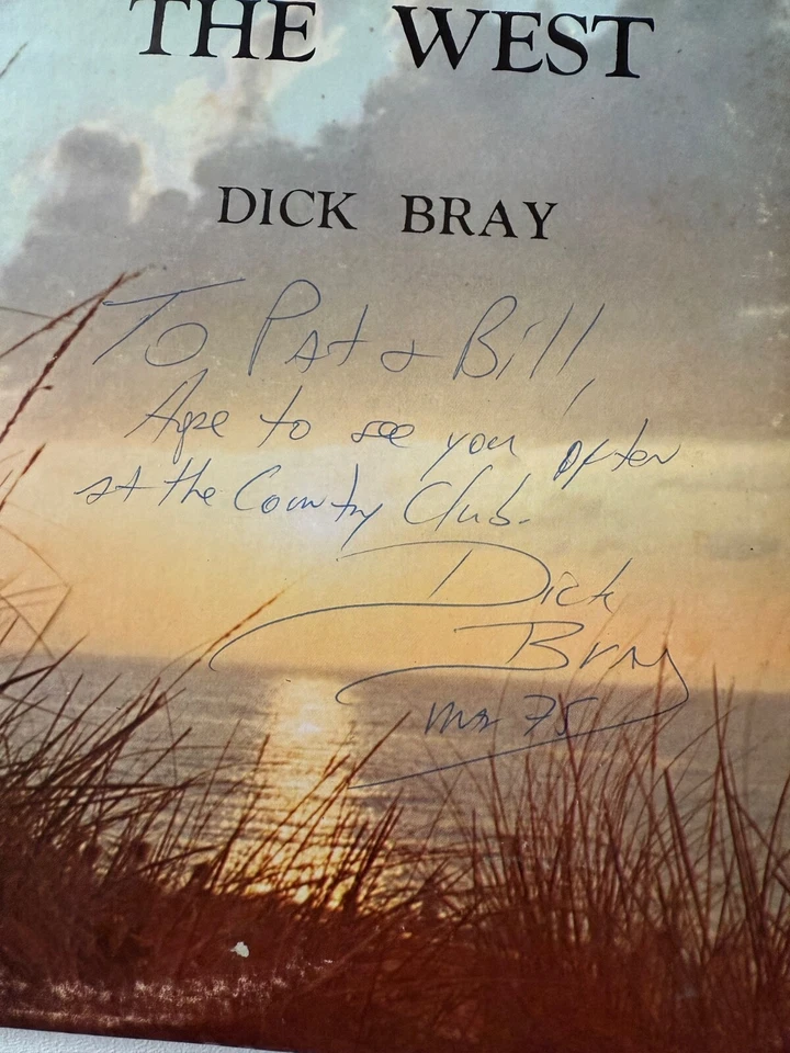 Touch Of The West Dick Bray LP Autographed Hyland Records FR 3805 VG+ Signed - Image 2 of 4