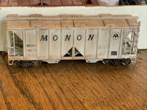 Bowser HO Custom Weathered Monon #56015 AC&F 2 bahías tolva cubierta | Condition: Used