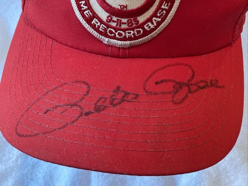 RARE Pete Rose AUTOGRAPHED Cincinnati Reds All-Time Hat Record 4192 SnapBack Hat - Picture 3 of 7