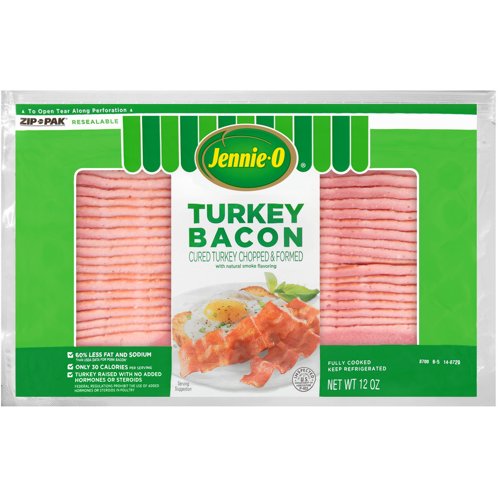 Jennie O Turkey Bacon 12 Oz (6 Pack)