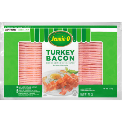 Jennie O Turkey Bacon 12 Oz (6 Pack)