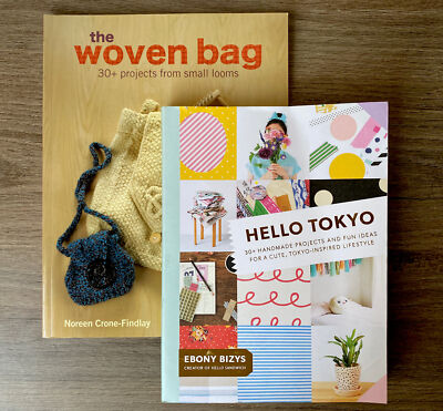   2 PACK THE WOVEN BAG 30+ Projects Small Looms + HELLO TOKYO 30+ Project A5