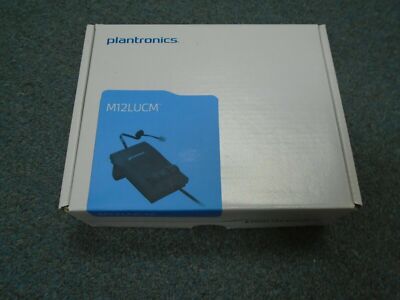 NEW IN BOX Plantronics M12 M12LUCM 61642-43 Wired Headset Modular Amplifier 
