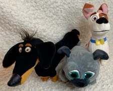 Secret Life Of Pets mixed Lot Bingo , Buddy And  Max Plush TY & Puppy Pals 2017