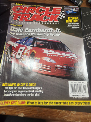 Circle Track & Racing Tech Jan 2001 Dale Earnhardt Jr Trails Winston Cup Rookie