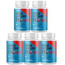 Free Sugar Pro   Support for Blood Health and Daily Well-Being - 5 Bottles