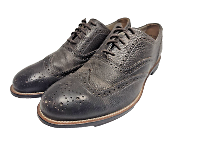 J Shoes Charlie Oxford Wingtip Dress Shoes Brown Leather  display picture 2